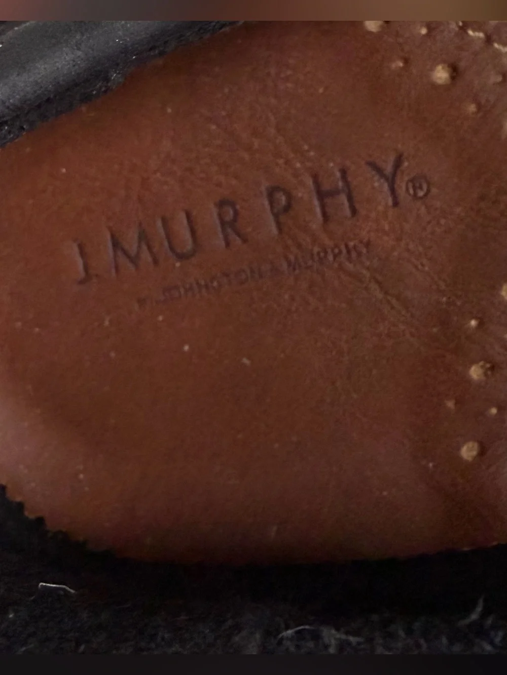 Johnston & Murphy J. Murphy Black Nubuck Loafers Drivers Size 9.5